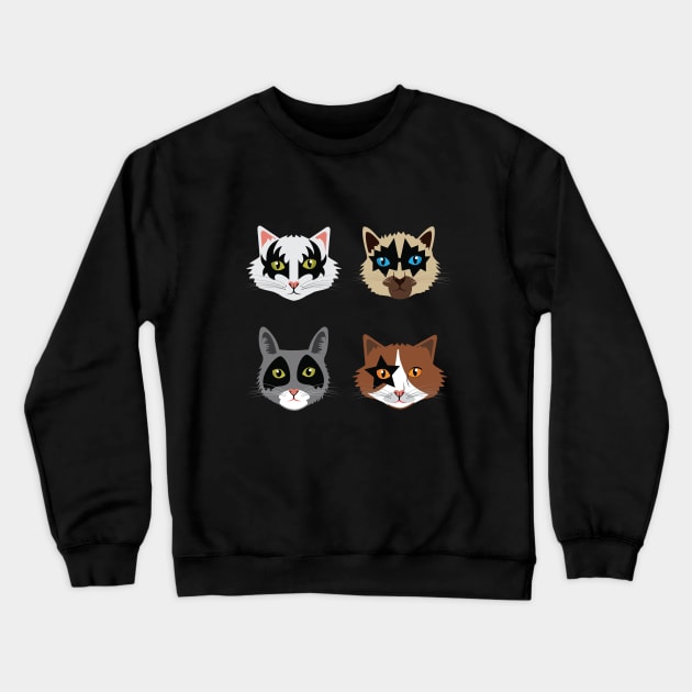 KISS MEOW Crewneck Sweatshirt by sandangmurah